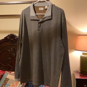 Haggar Houndstooth Pullover 1/4 zip